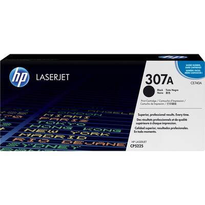 HP - 307A Standard Capacity - Black Toner Cartridge - Black