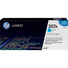 Front. HP - 307A Standard Capacity - Cyan Toner Cartridge - Cyan.
