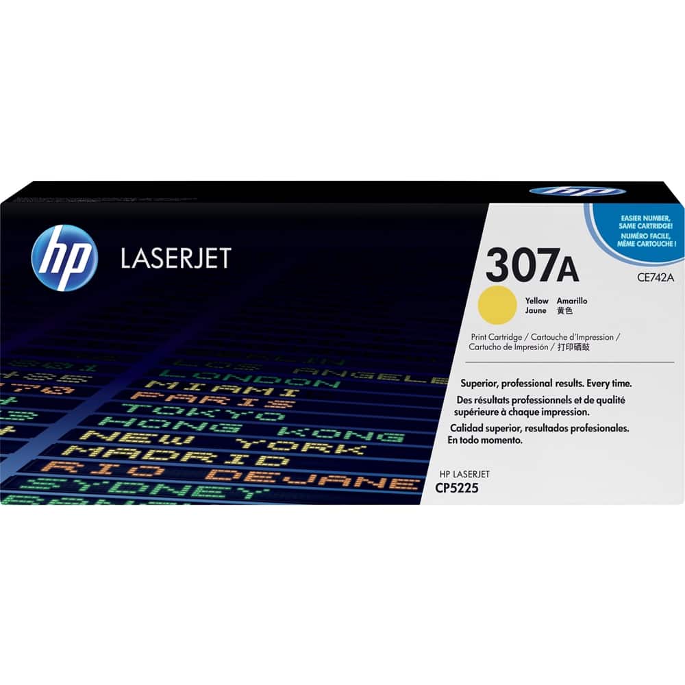 HP - 307A Standard Capacity - Toner Cartridge - Yellow