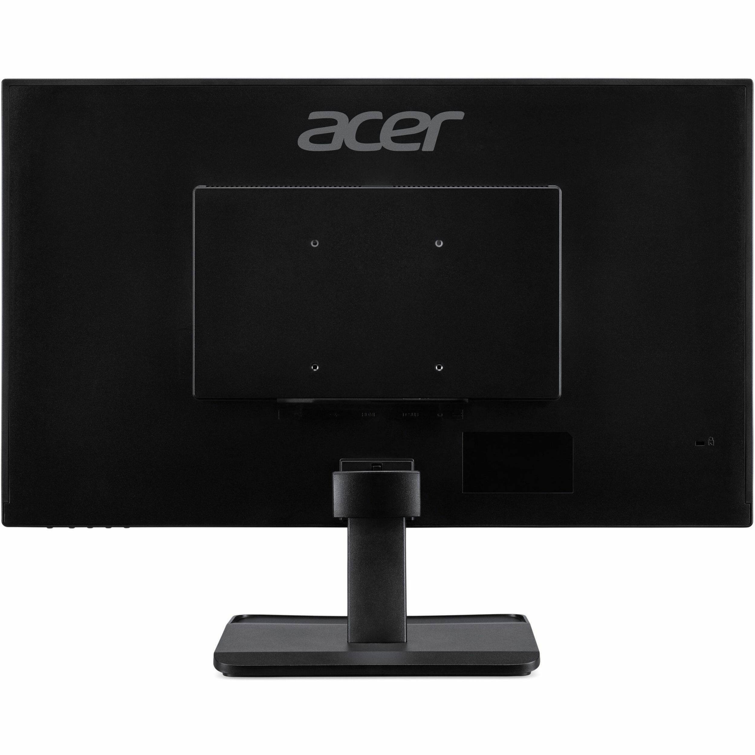 Alt View 3. Acer - Acer VT270 27" Class LCD Touchscreen Monitor - 16:9 - 4 ms - 27" Viewable - 1920 x 1080 - Full HD - In-plane Switching - Black.