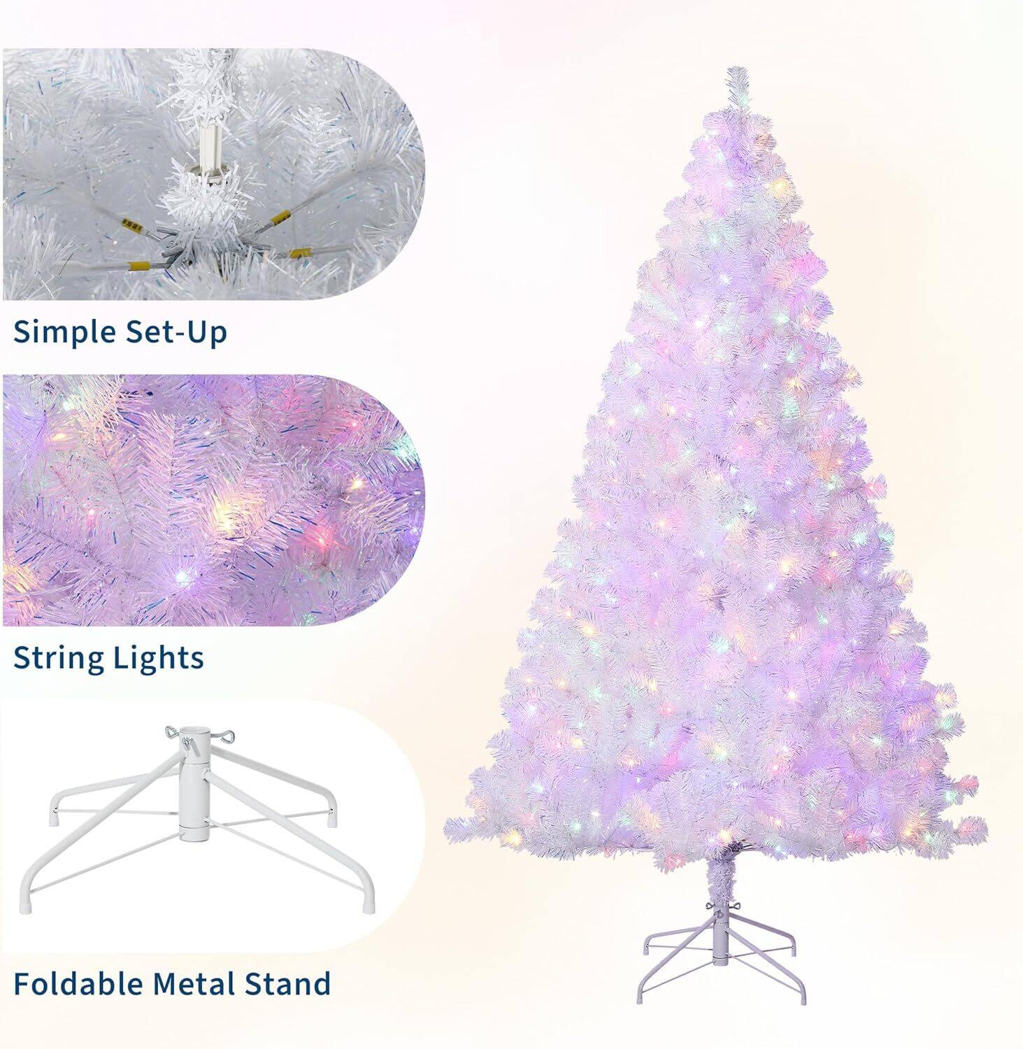 Simple Set-Up  
String Lights  
Foldable Metal Stand