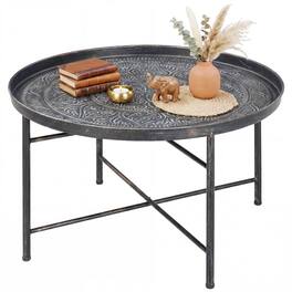 Homcom - Table for Living Room - Pewter