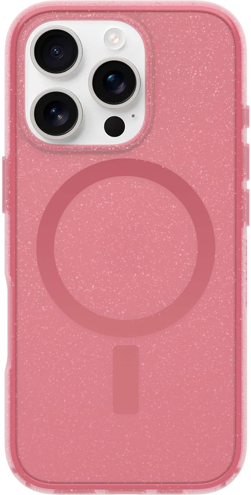 Front Zoom. OtterBox - Symmetry Series Hard Shell for MagSafe for Apple iPhone 16 Pro - Thimbleberry.