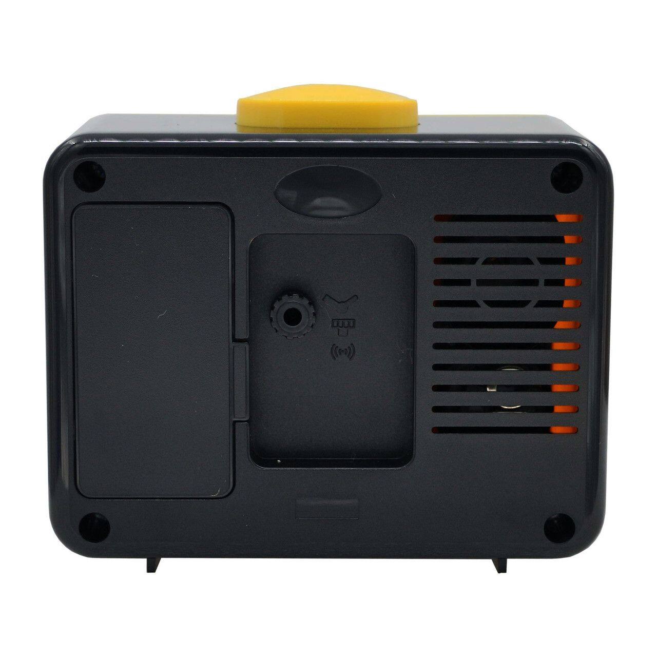 Left. Seiko - Seiko 3.5"  Akarui Alarm Clock, Yellow - Yellow.