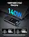 140W USB-C Fast Charging
140W
16" MacBook Pro 2021
23 Min
50%
16" MacBook Pro 2021
1 H 15 Min
100%
Note: Use a 5A E-Marker charging cable to charge at 60W or above.