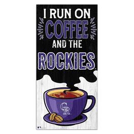 Fan Creations - Colorado Rockies 6" x 12" Coffee Wall Art - Multicolor
