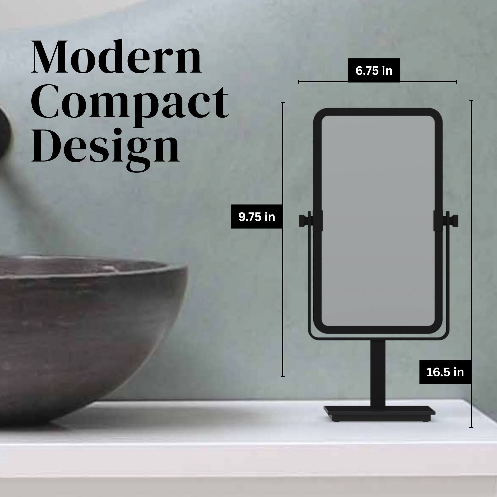 Modern Compact Design  
6.75 in  
9.75 in  
16.5 in