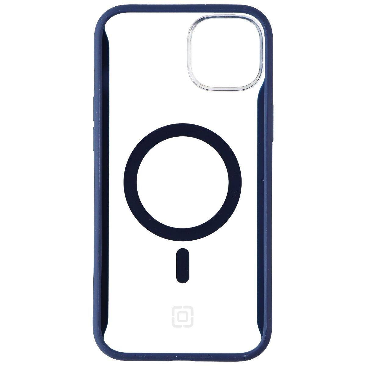 Alt View 1. Incipio - Incipio AeroGrip Case for MagSafe for Apple iPhone 14 Plus - Midnight Navy/Clear - Midnight Navy/Clear.