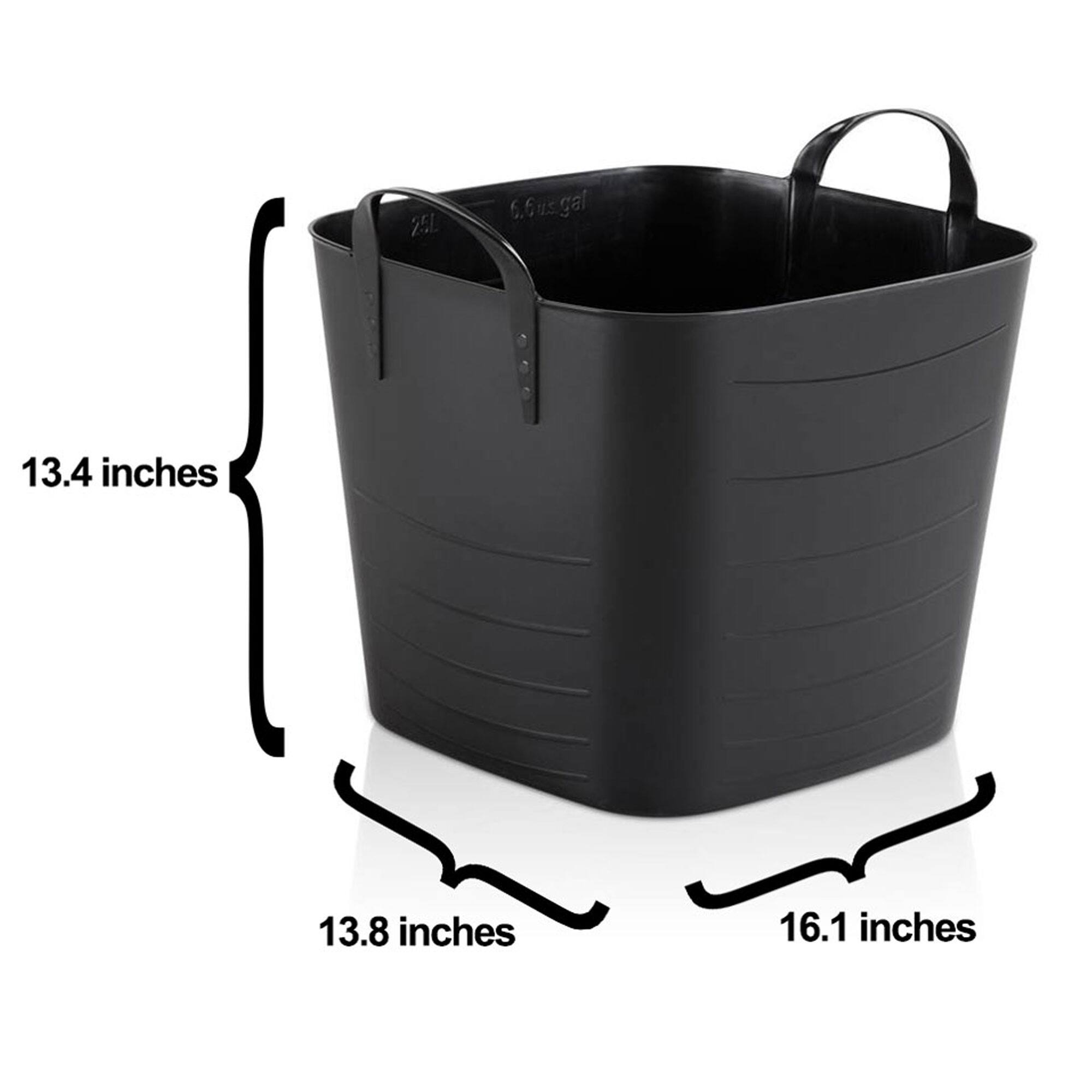 25L 6.6usgal 6.6 gal  
13.4 inches  
13.8 inches  
16.1 inches