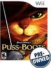 Front Detail. Puss in Boots — PRE-OWNED - Nintendo Wii.