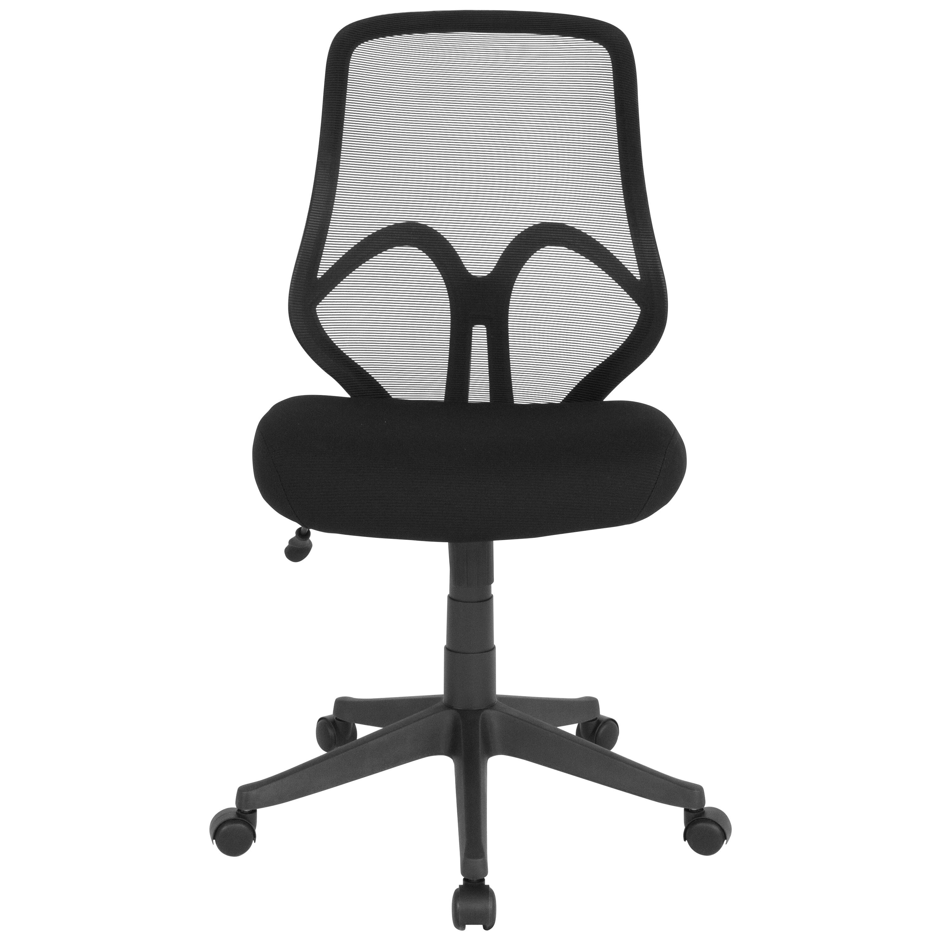 Alt View 7. Emma + Oliver - High Back Flexible Mesh Office Chair - Black.