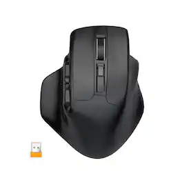 Cozy Serene - Wireless Mouse Large For Big Hands X-31 Cordless Ergo Computer Buttons 5-level 4800 - Wireless - Black
