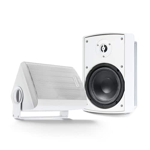 Gemini - GHSIW650BTPRWHT 6.5 Outdoor Pair Speakers - White