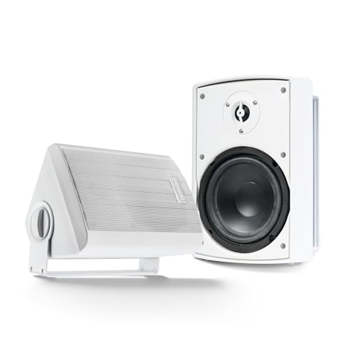 Front. Gemini - GHSIW650BTPRWHT 6.5 Outdoor Pair Speakers - White.