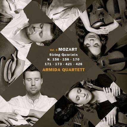 Vol. 5 MOZART
String Quartets
K. 156 · 158 · 170
171 · 173 · 421 · 428
ARMIDA QUARTETT