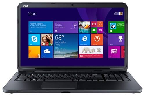 Front Standard. Dell - Inspiron 17.3" Laptop - Intel Pentium - 4GB Memory - 500GB Hard Drive - Black Matte.