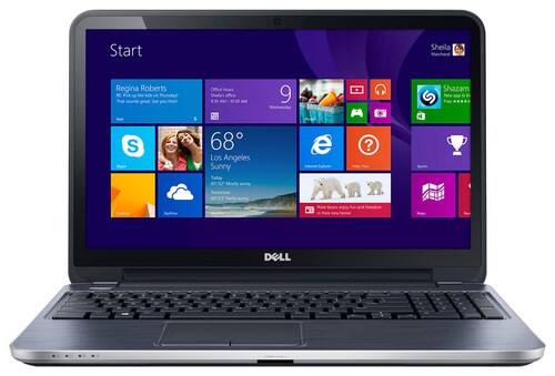 Front Standard. Dell - Inspiron 15.6" Touch-Screen Laptop - Intel Core i5 - 6GB Memory - 500GB Hard Drive - Moon Silver.