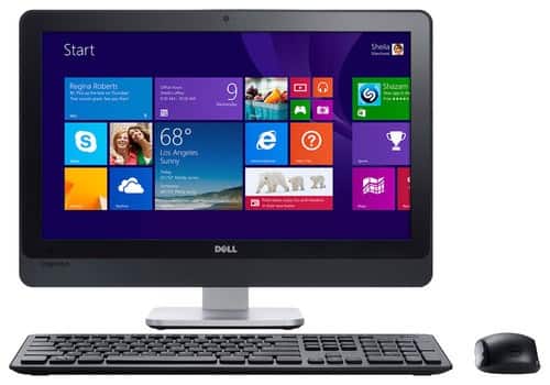 Front Standard. Dell - Inspiron One 23" Touch-Screen All-In-One Computer - Intel Pentium - 4GB Memory - 1TB Hard Drive.
