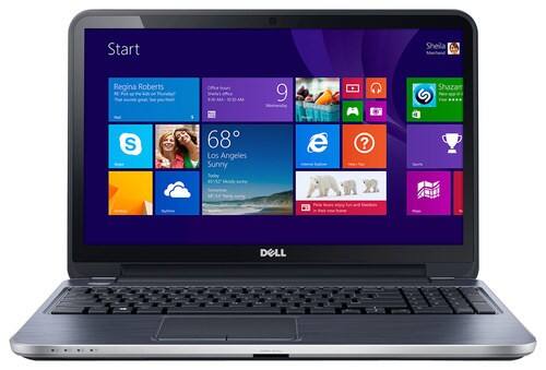 Front Standard. Dell - Inspiron 15.6" Touch-Screen Laptop - Intel Core i3 - 6GB Memory - 500GB Hard Drive - Moon Silver.