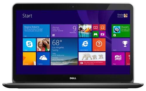 Front Standard. Dell - 15.6" Touch-Screen Laptop - Intel Core i7 - 16GB Memory - 1TB HDD + 32GB Solid State Drive - Silver Aluminum.