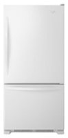 Whirlpool - 18.5 Cu. Ft. Bottom-Freezer Refrigerator - White - Front_Zoom