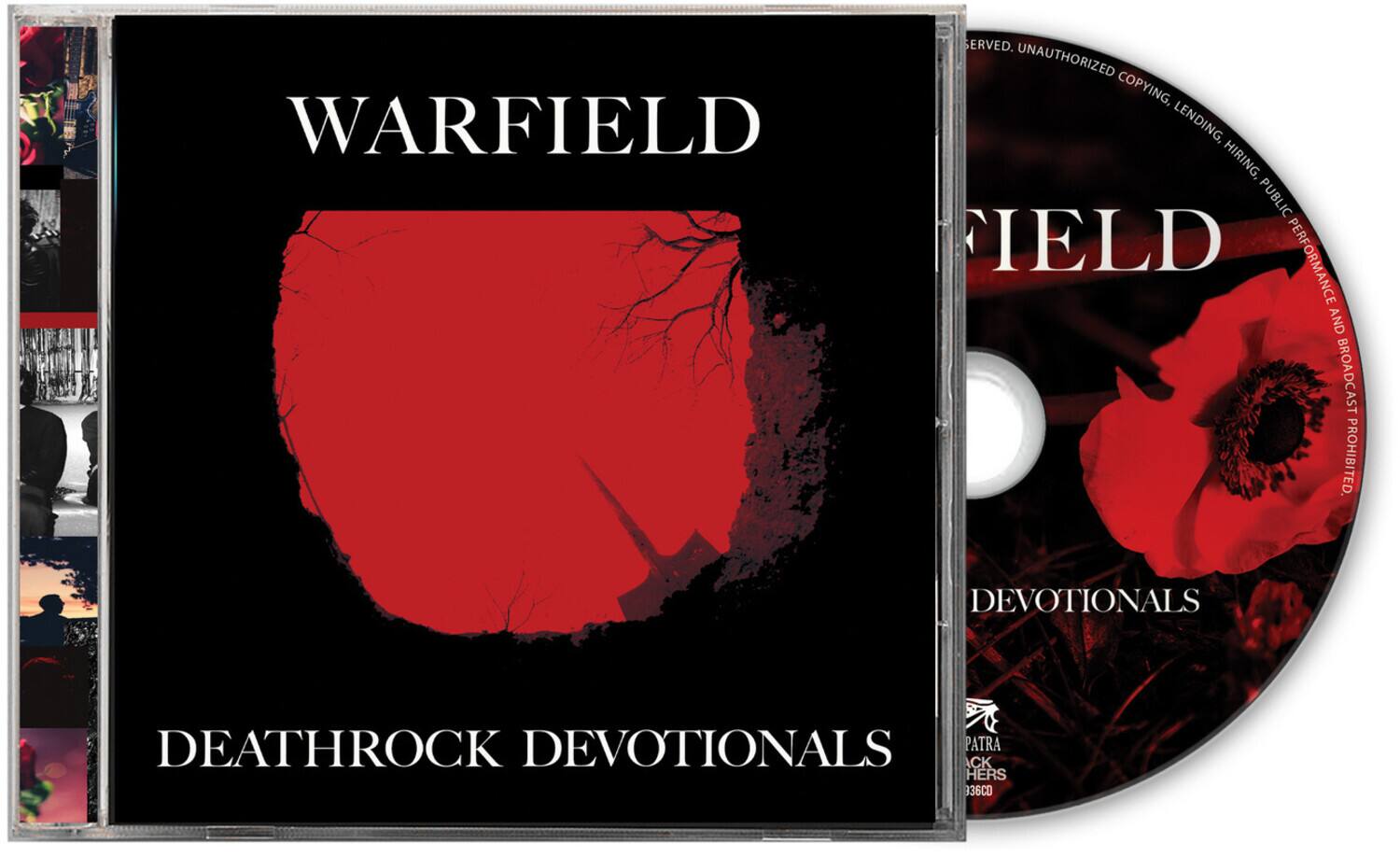WARFIELD  
DEATHROCK DEVOTIONALS  

SERVED. UNAUTHORIZED COPYING, LENDING, HIRING, PUBLIC PERFORMANCE AND BROADCAST PROHIBITED.  

PATRA  
ACK HERS  
336CD