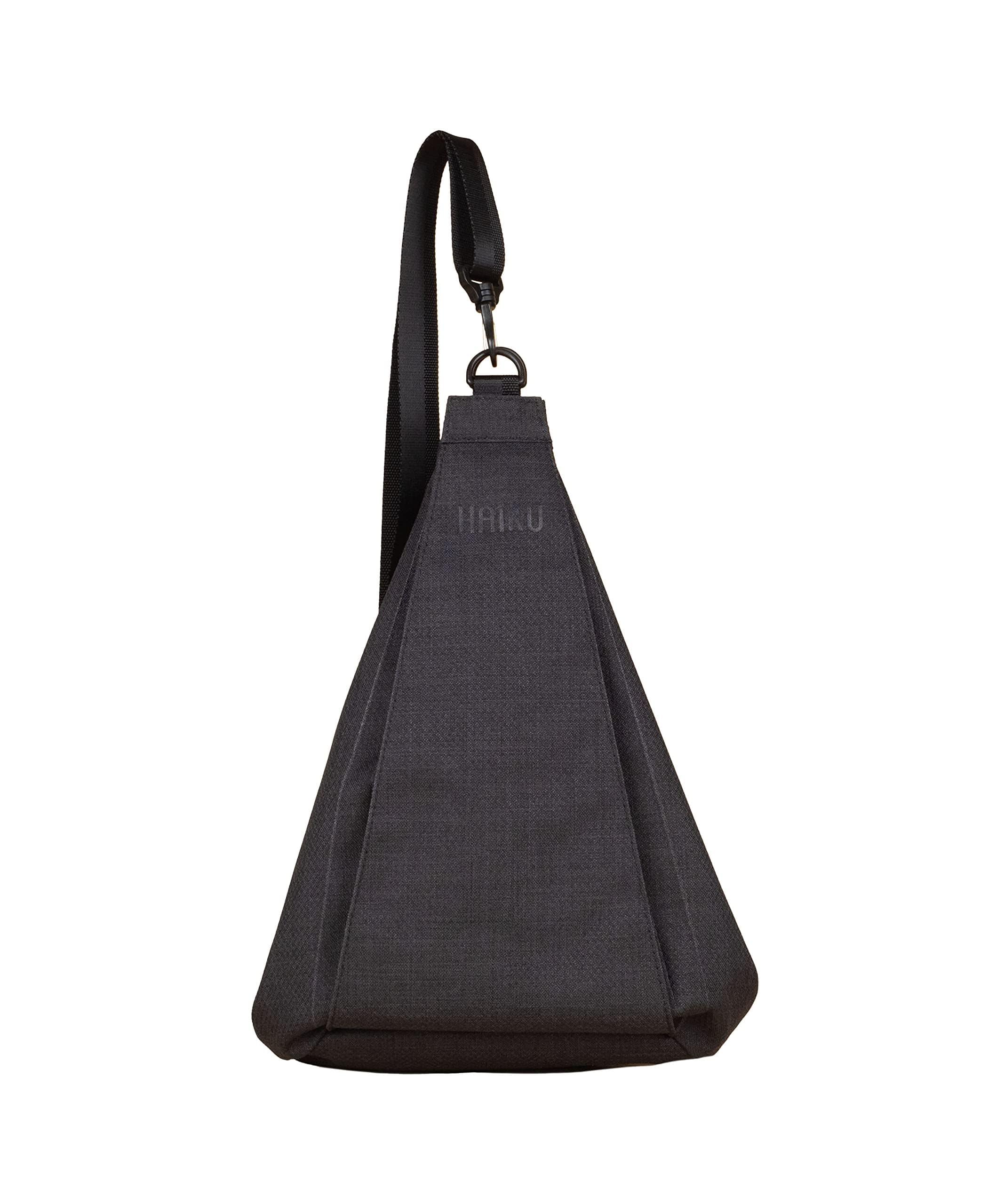 Haiku - Crescent 2.0 Handbag - Black In Bloom