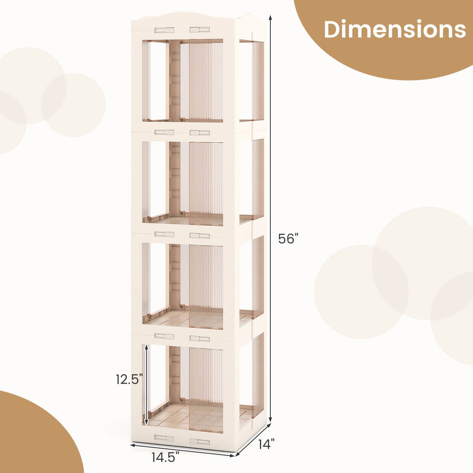 Dimensions: 56" x 12.5" x 14.5" x 14"