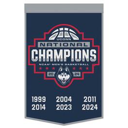 WinCraft - UConn Huskies 24" x 38" Wool Championship Banner - Multicolor