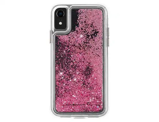 Front. Case-Mate - Case-Mate iPhone XS Case Waterfall Rose Gold - Rose Gold.
