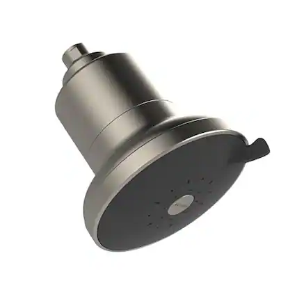 Front. AquaTru - AquaTru Shower Filter Removes Impurities from Hard Water for Healthy Skin, Scalp & Hair (Brushed Nickel) - Brushed Nickel.