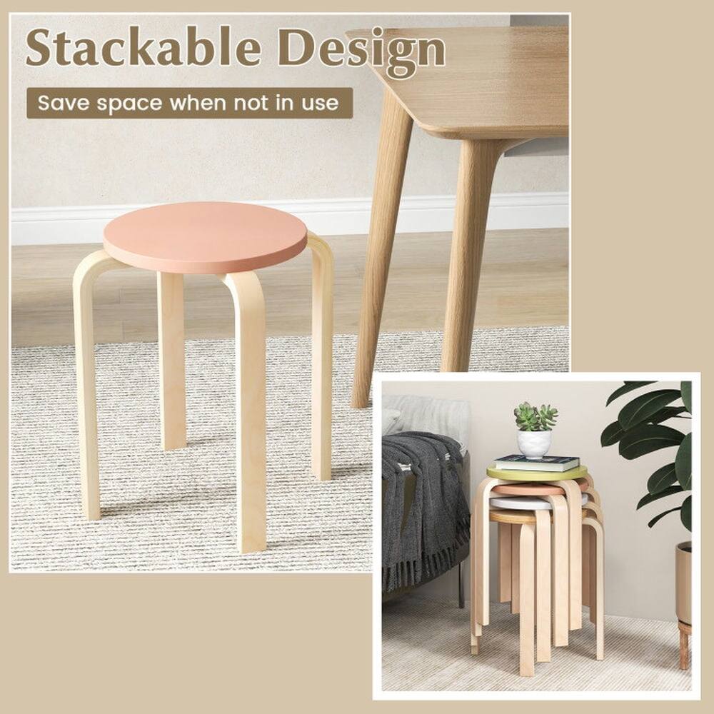 Stackable Design  
Save space when not in use