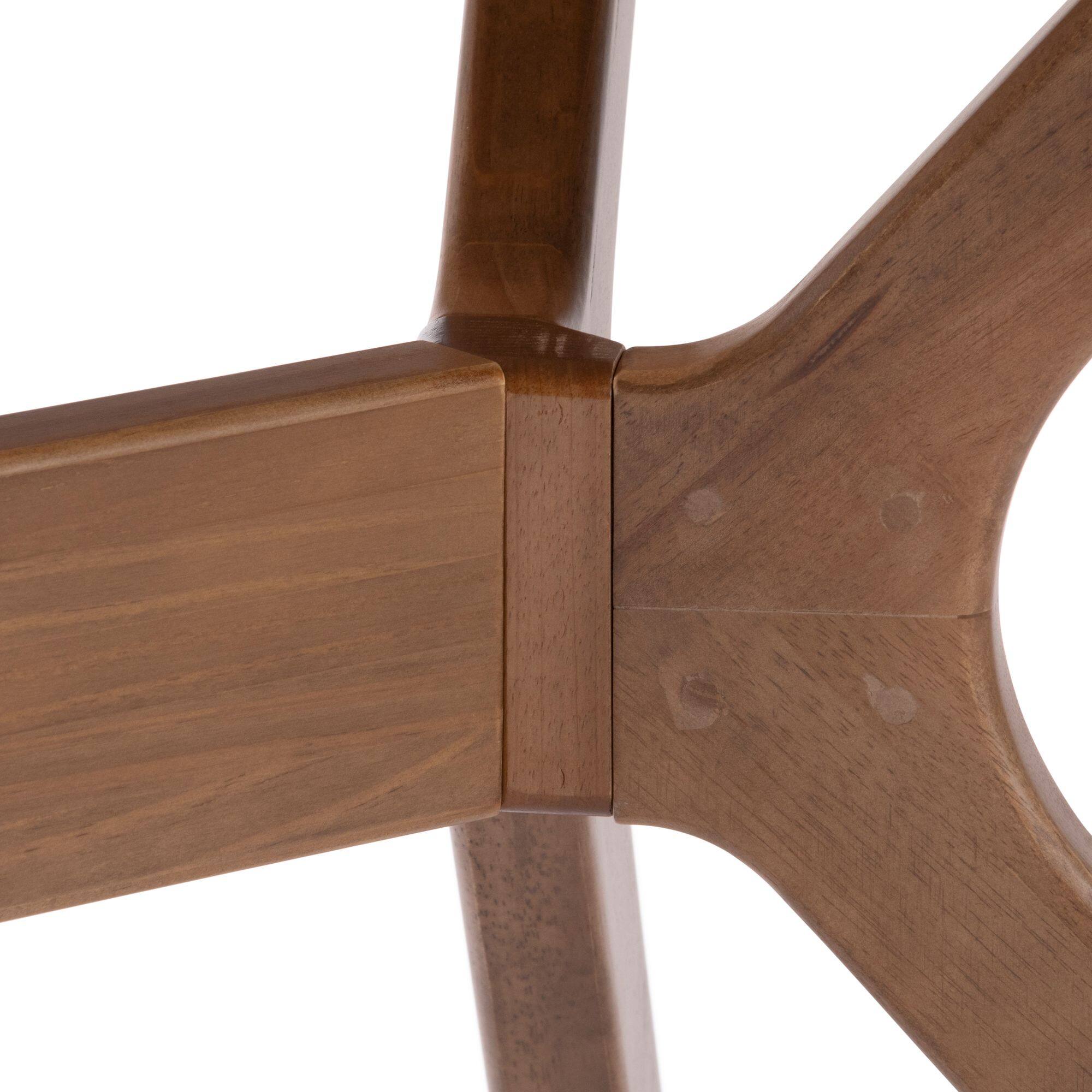 Alt View 3. Plank+Beam - Verso Rectangular Dining Table (48in / 1220mm), Pecan - Pecan.