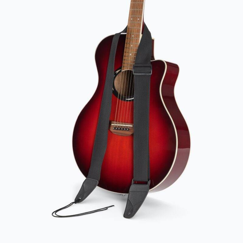 Angle. On Stage Stands - On Stage GSA10 Guitar Strap - Black.
