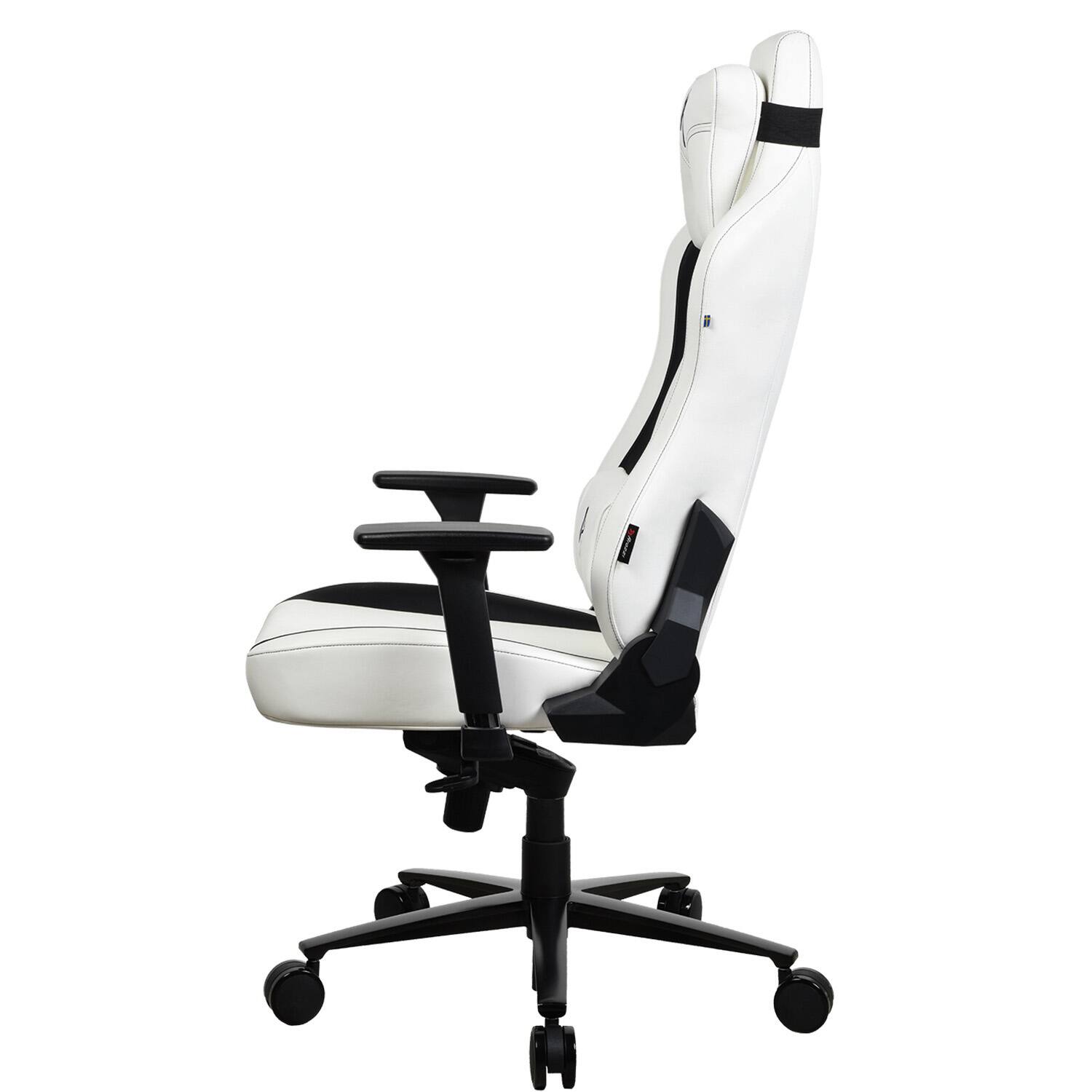 Alt View 11. Arozzi - Vernazza Soft PU Gaming Chair - White.
