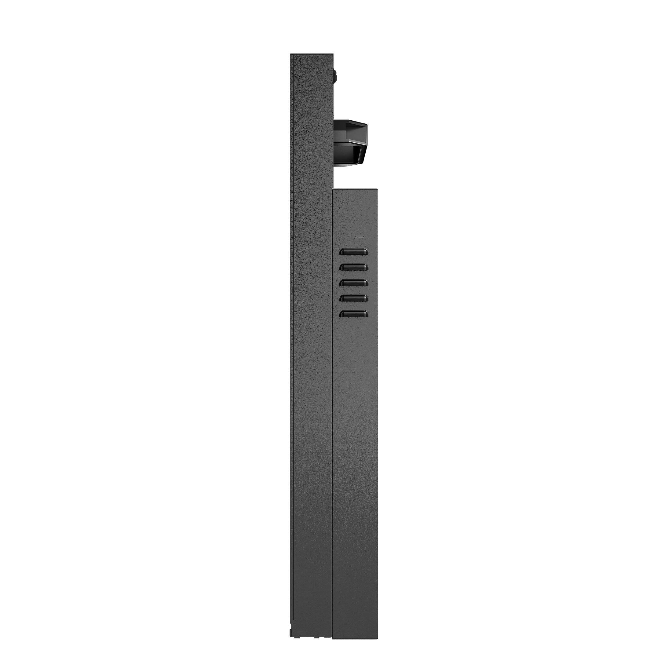 Left. Sylvox - Sylvox 55" Smart Outdoor TV, Ultra-Narrow Bezel, 4K 1000 Nits Partial Sun, IP56 Waterproof, Dolby Atmos (Frameless) - Black.