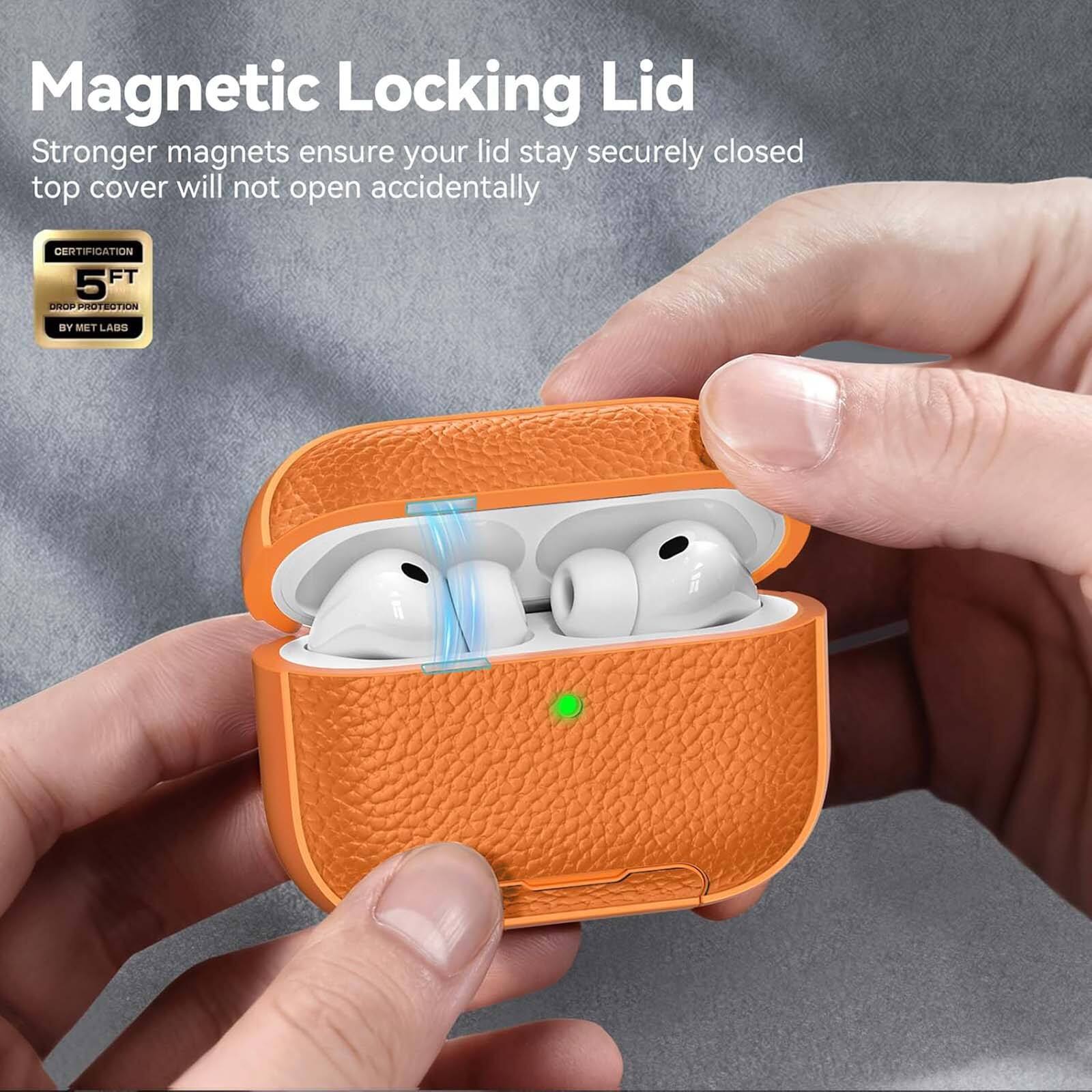 Magnetic Locking Lid  
Stronger magnets ensure your lid stay securely closed  
top cover will not open accidentally  

CERTIFICATION  
5 FT DROP PROTECTION BY MET LABS