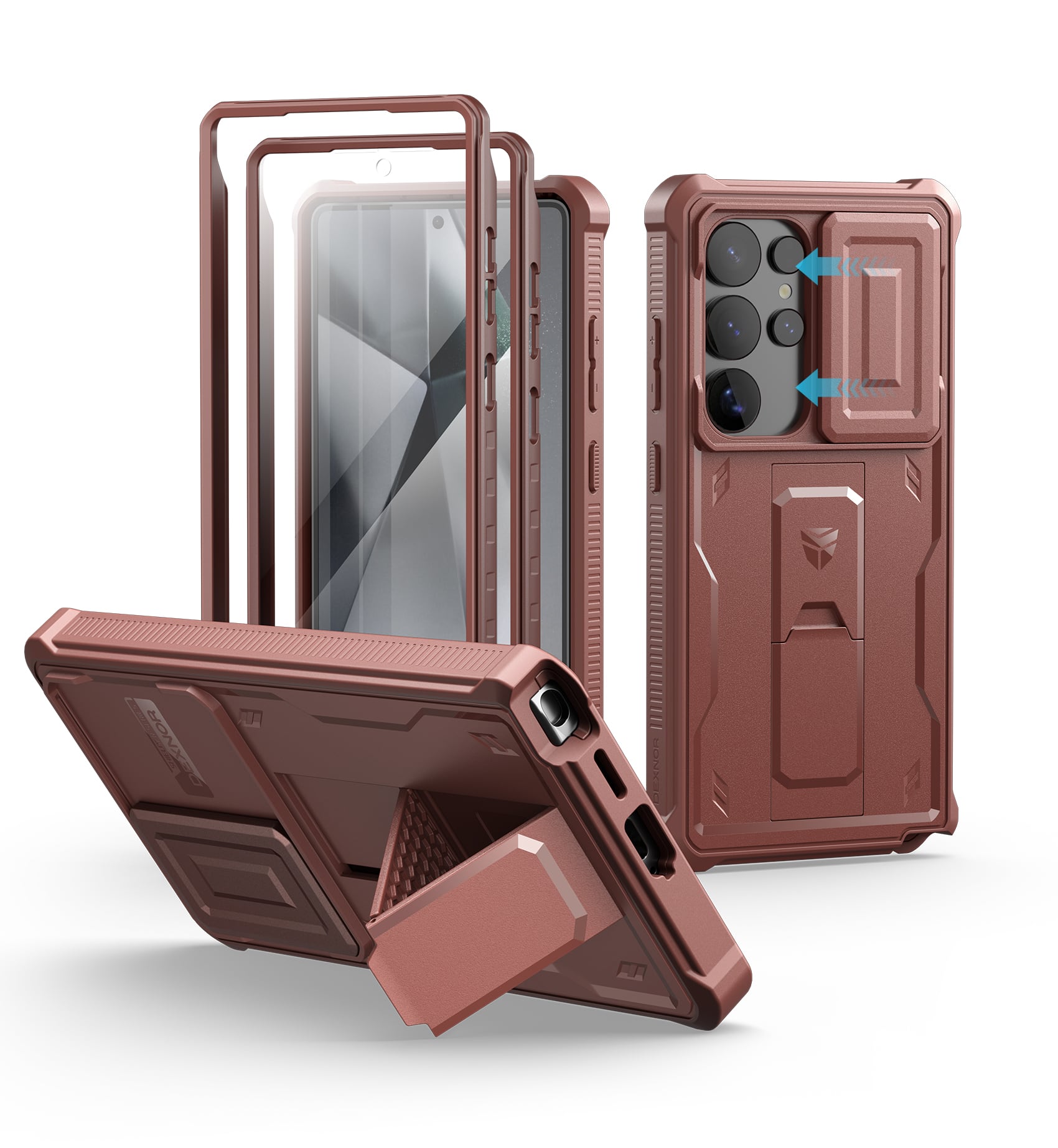 dexnor - Case for iPhone 17 Compatible with MagSafe, Rugged Bumper Cases Magnetic Protective Cover, Army Green - Maroon Red price history on PriceWatchPro