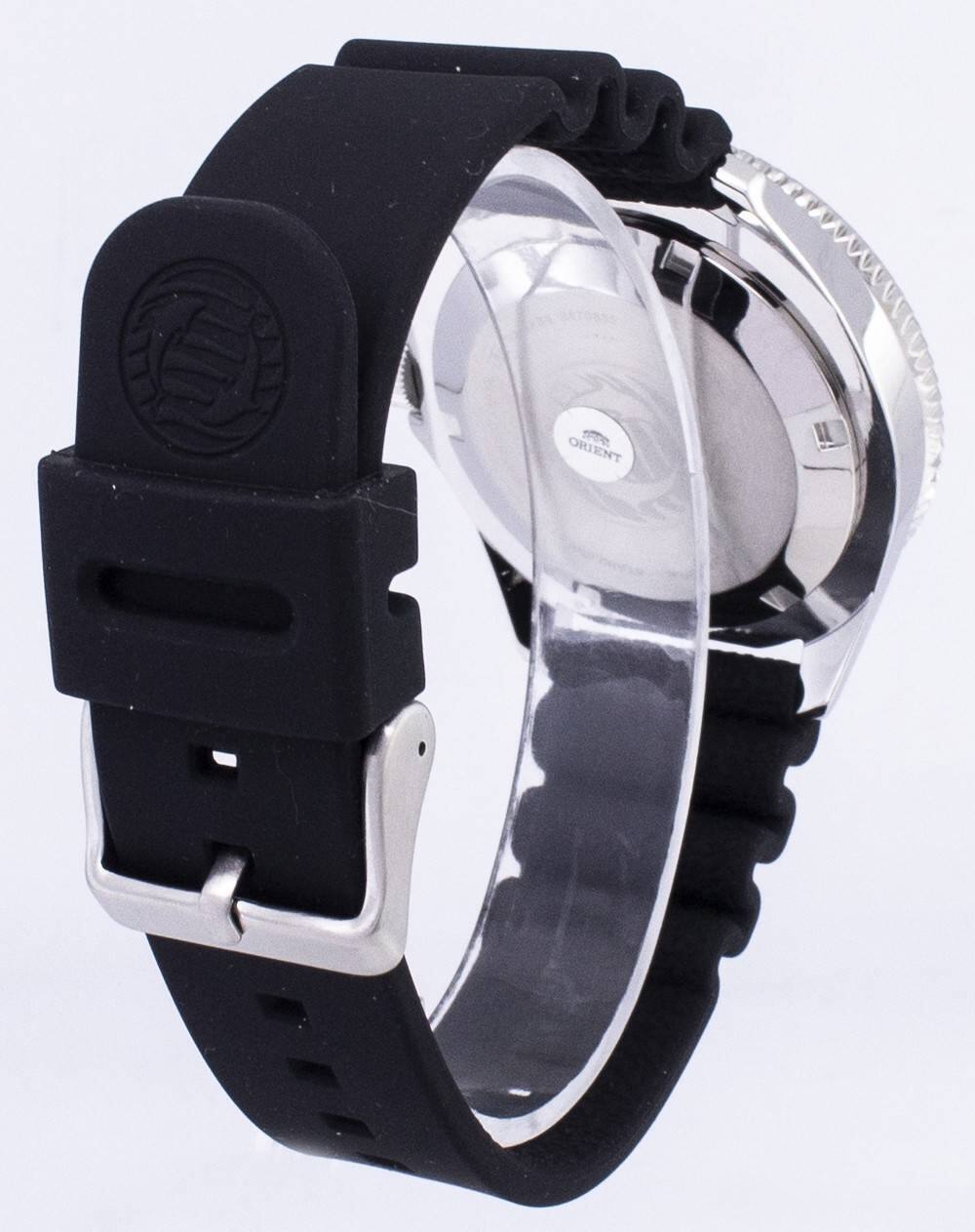 Back. Orient - Mako III RA-AA0011B19B Sports Automatic 200M Men's Watch - Black.