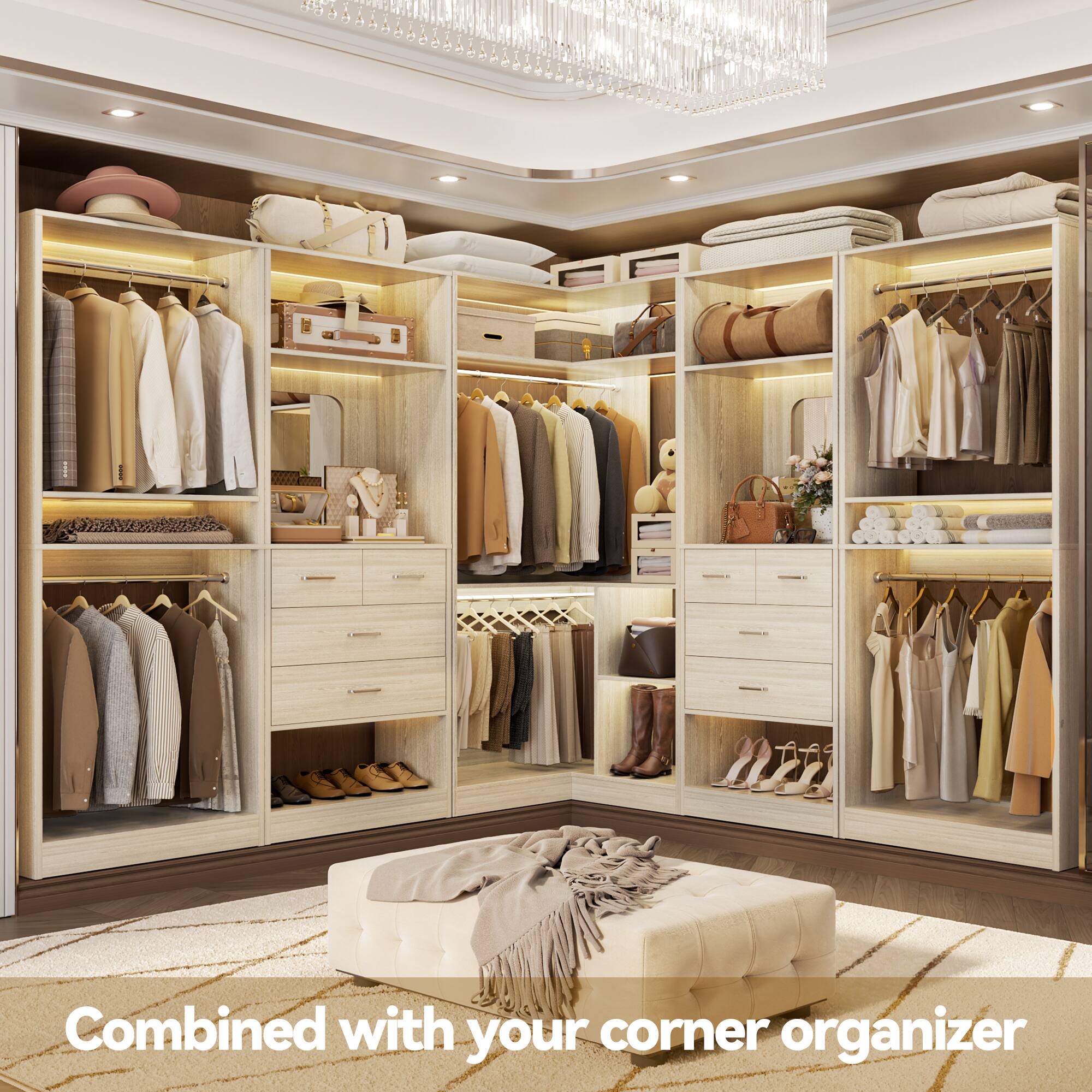 Combined with your corner organizer