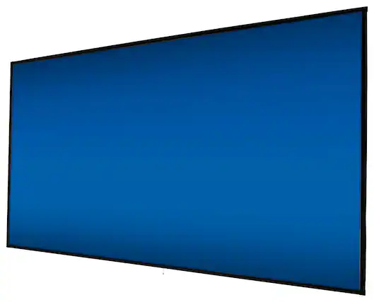 Front. Elite Screens - Aeon Edge Free 100" Projector Screen - White.