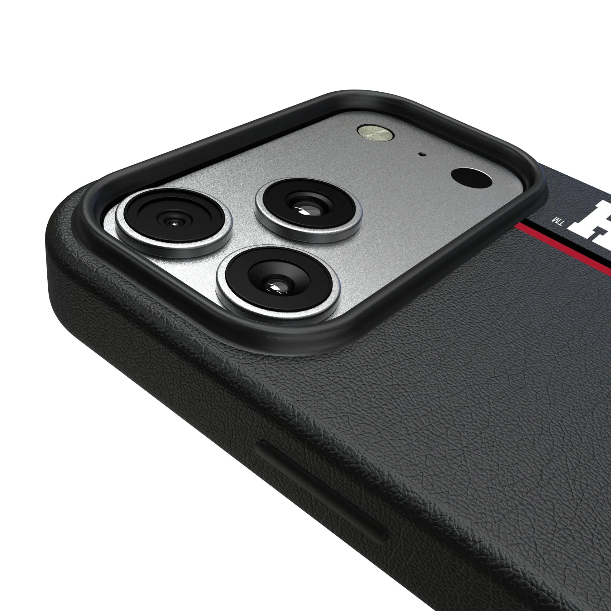 Alt View 2. Keyscaper - Utah Utes iPhone Magnetic Bump Case - 16 Pro - Black.