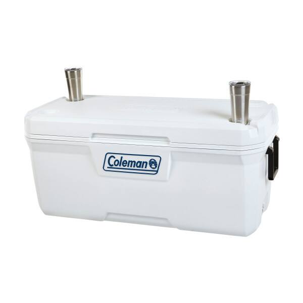 Alt View 1. Coleman - 316 Series 120 Qt. Hard Chest Cooler - White.