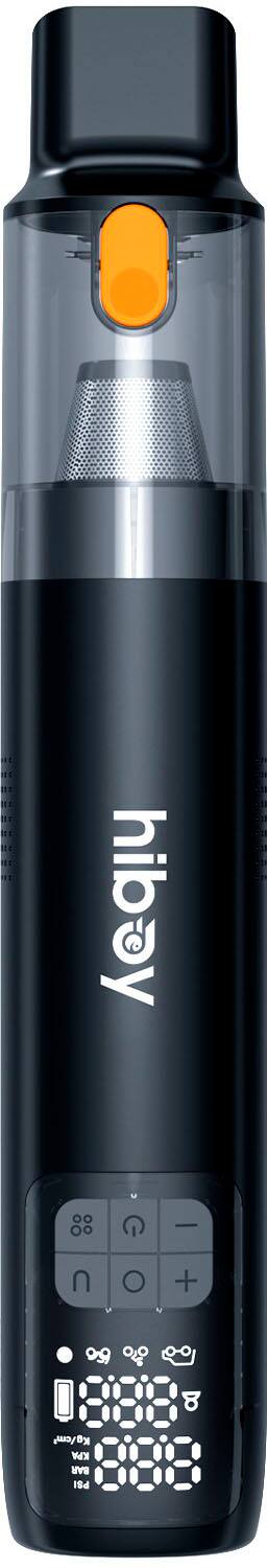 HiBoy - 2 in 1 Tire Inflator Portable Air Compressor with cordless vacuuming function - Black