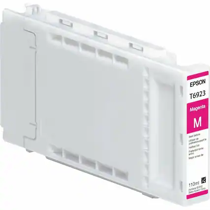 EPSON T6923
Magenta M
Best before
Utiliser de préférence avant le
Haltbar bis
Preferiblemente antes de
Mejor antes de
110ml
Portions 6/2012
Seiko Epson Corp.