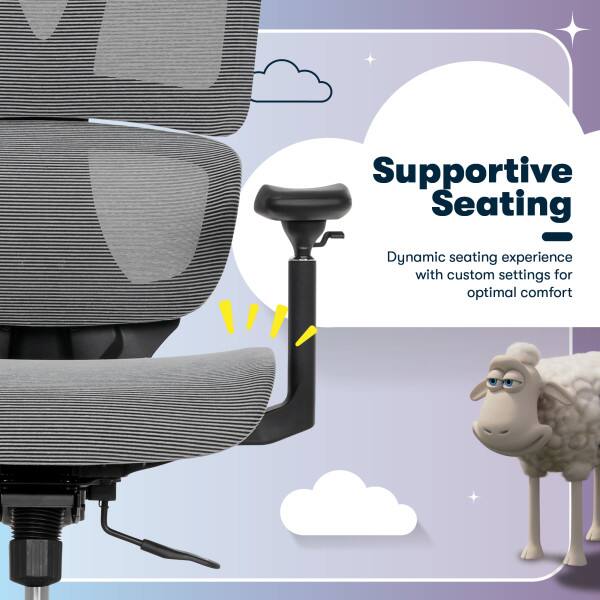 Supportive Seating  
Dynamic seating experience with custom settings for optimal comfort