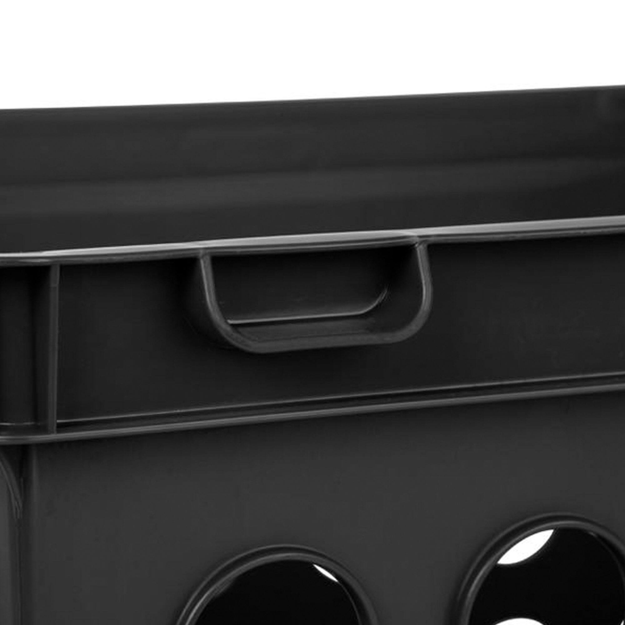 Alt View 5. Sterilite - Sterilite Stackable Sturdy Storage Crate Organizer Bins with Handles, 12 Pack.