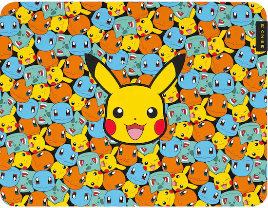 Front. Razer - Gigantus V2 Cloth Gaming Mouse Pad (Medium) - Pokémon Edition.