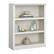 Angle. Sauder - 3 Shelf Display Bookcase w/ 2 Adjustable Shelves - Glacier Oak.