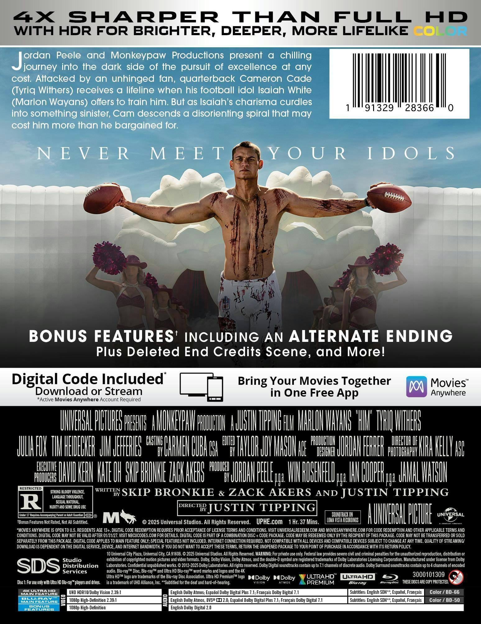 Back. HIM (Steelbook)   - 4K Blu-Ray.